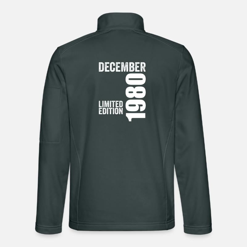 Retro Geburtstagsgeschenk - Dezember 1980 Unisex Softshelljacke