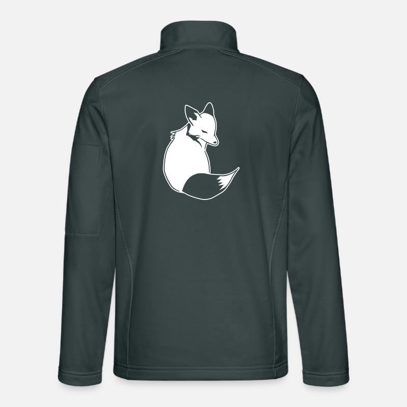 Fox Comic: Smart, Foxy & Manga Style Unisex Softshell Jacket