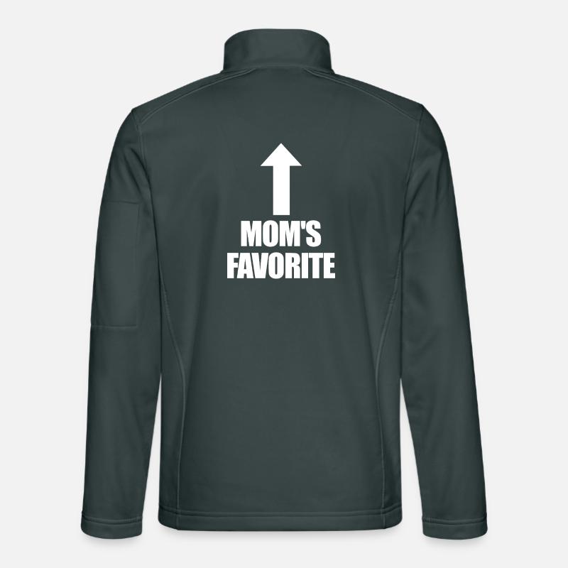 Enfant préféré Chéri de maman Je suis le préféré de maman Veste en tissu softshell Unisexe
