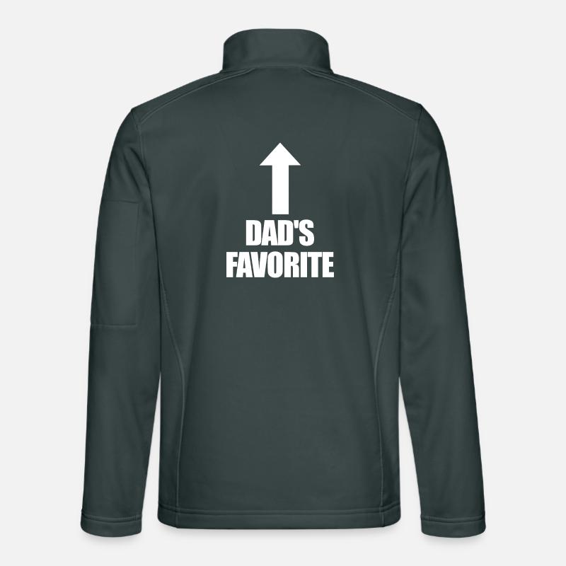 Préféré de papa Je suis le préféré de papa Veste en tissu softshell Unisexe