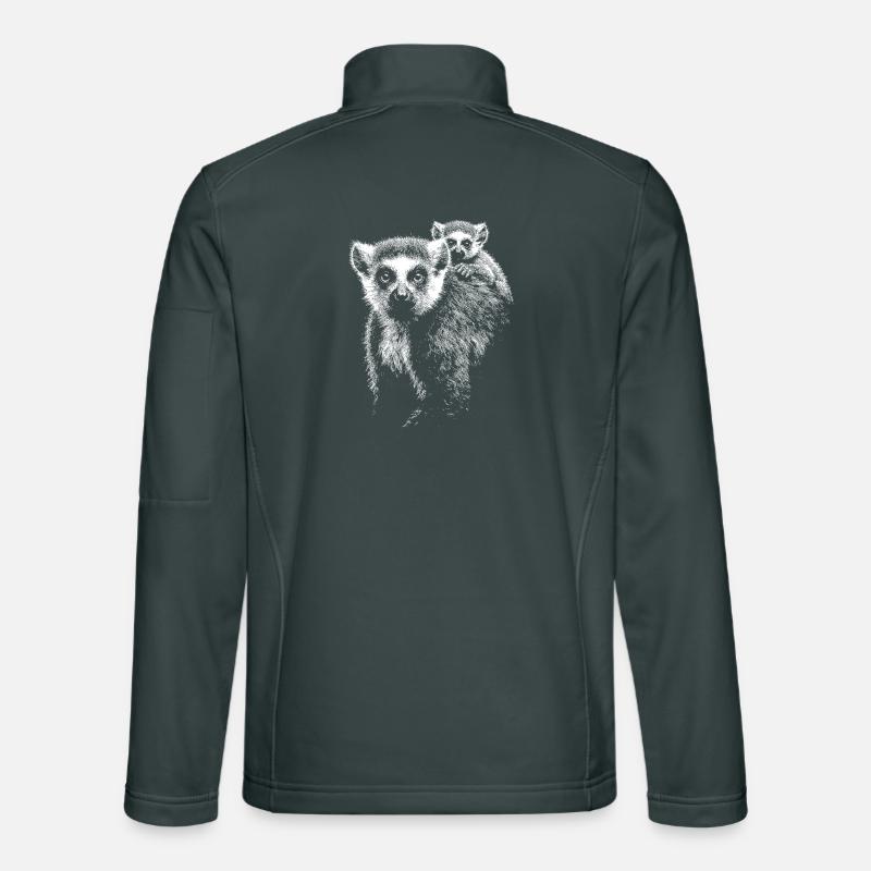 Lémurien catta Veste en tissu softshell Unisexe