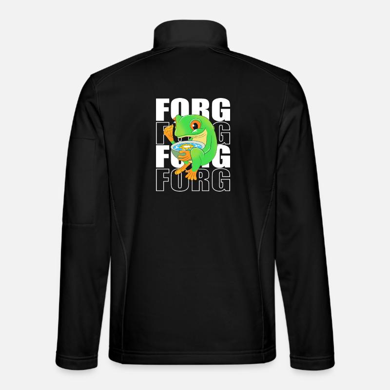Frosch Laubfrosch - Unisex Softshelljacke - Schwarz