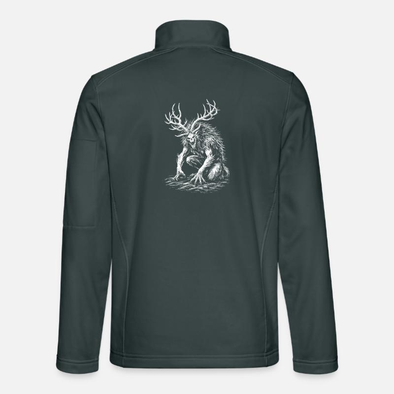 Der Dämon – der Dämon der slawischen Wälder und der Nacht Unisex Softshelljacke