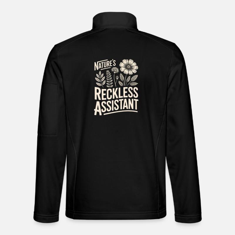 Nature's Reckless Assistant - Unisex Softshell Jacket - black
