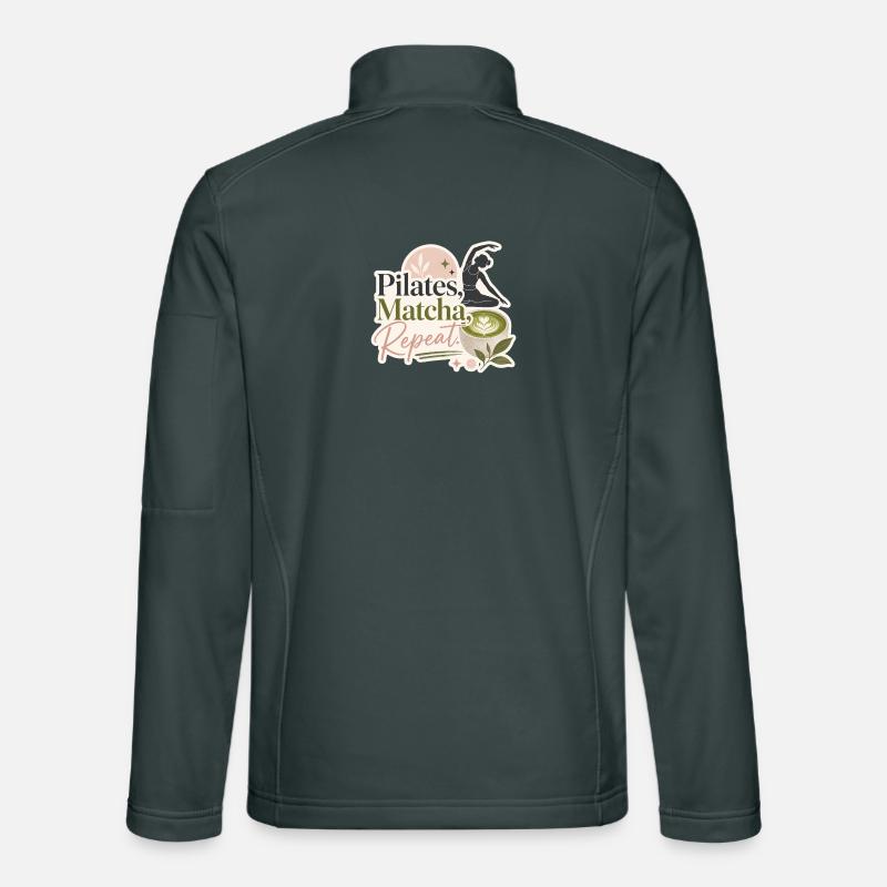 Pilates - Matcha - Répéter Veste en tissu softshell Unisexe