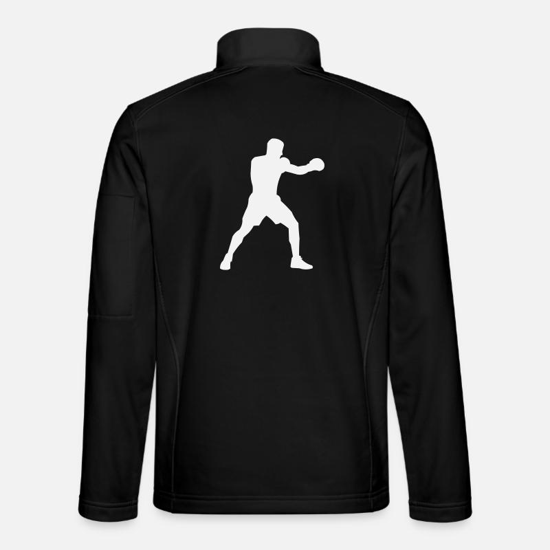 Boxsilhouette Power Boost - Unisex Softshell Jacket - black