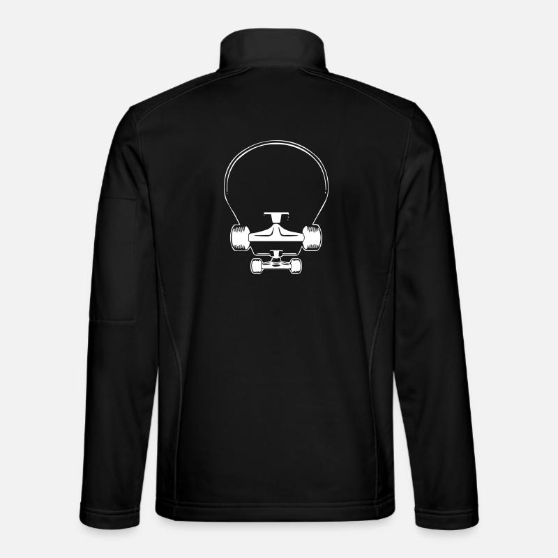 Skateboard - Unisex Softshelljacke - Schwarz