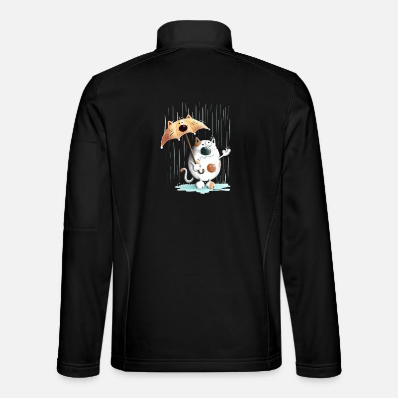 Rainy Day - Unisex Softshell Jacket - black