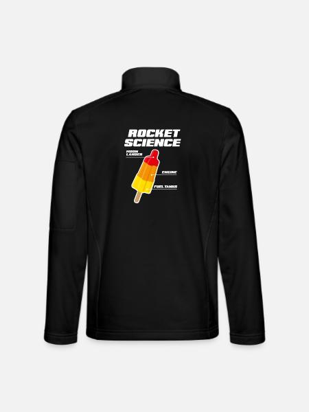 Rocket science popsicle science de fusée - Veste en tissu softshell Unisexe - noir - Dos