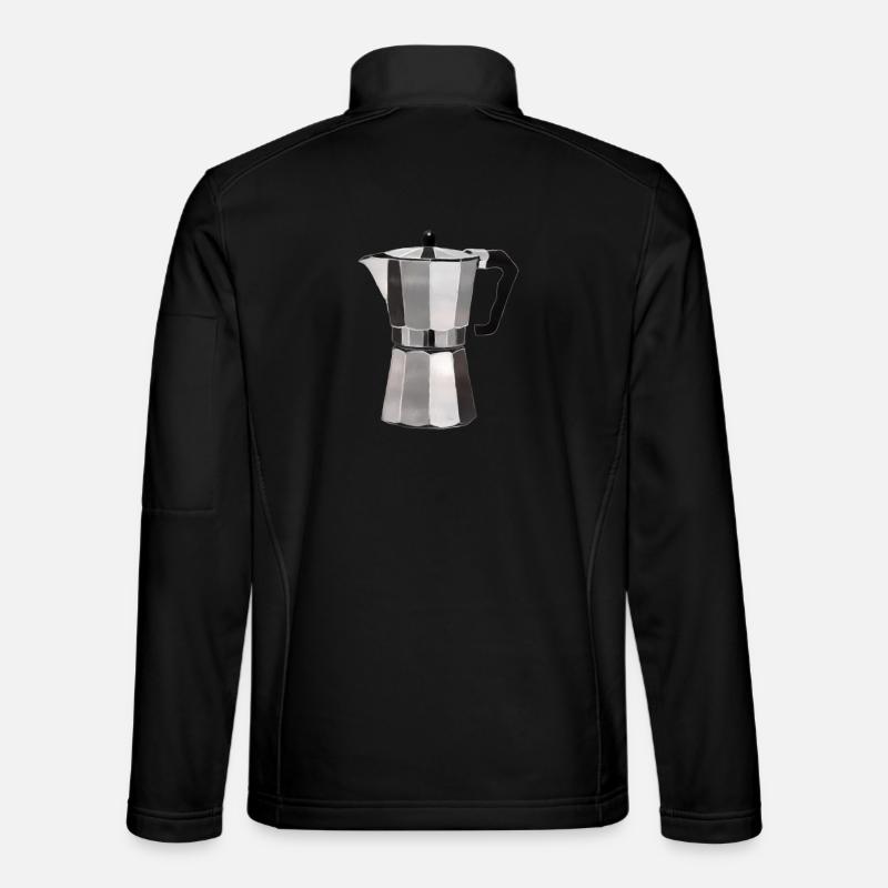 espresso - Unisex Softshell Jacket - black