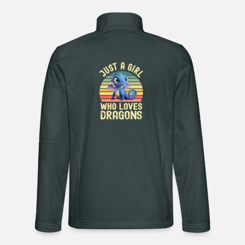 Drache Drachen Unisex Softshelljacke