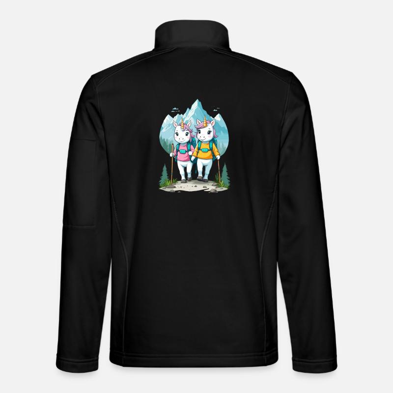 Wanderer Unicorns Unisex Softshell Jacket