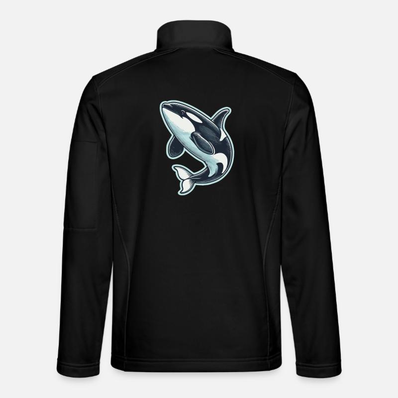 Orca - Unisex Softshelljacke - Schwarz