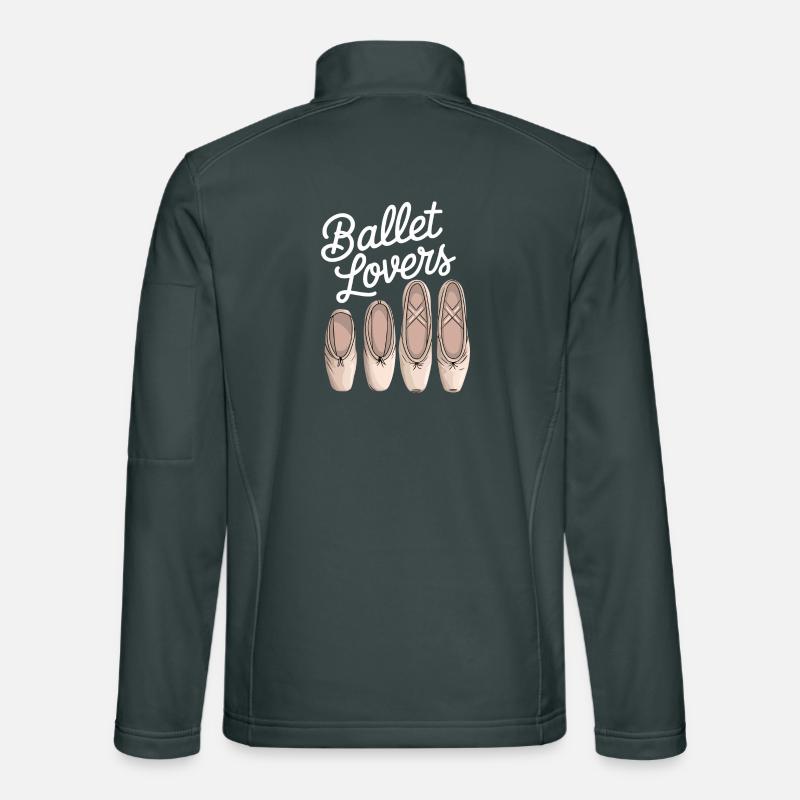 Ballet Lovers Cinq Pantoufles Veste en tissu softshell Unisexe