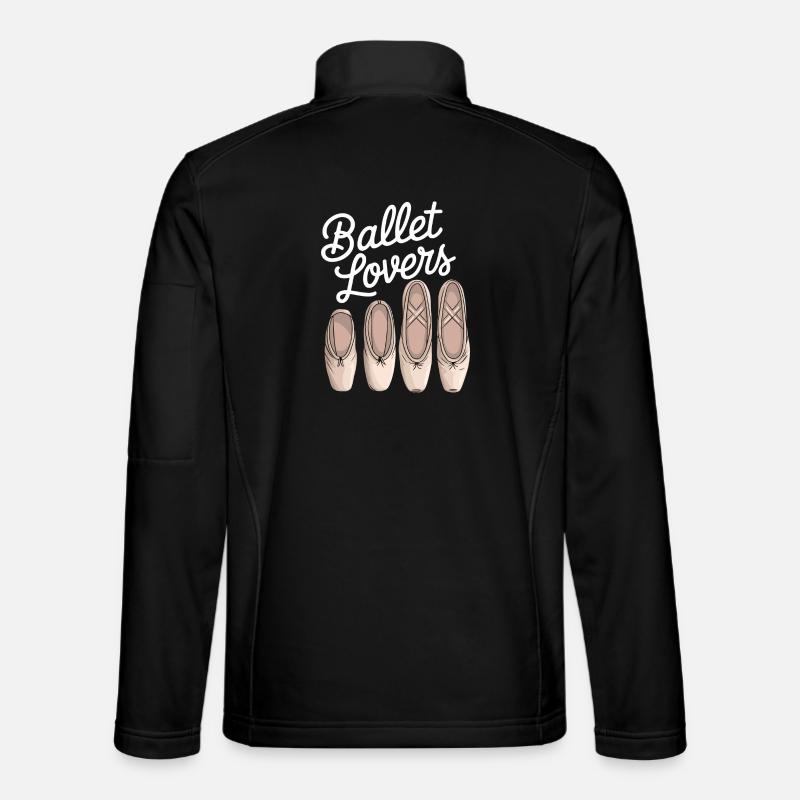 Ballet Lovers Cinq Pantoufles - Veste en tissu softshell Unisexe - noir