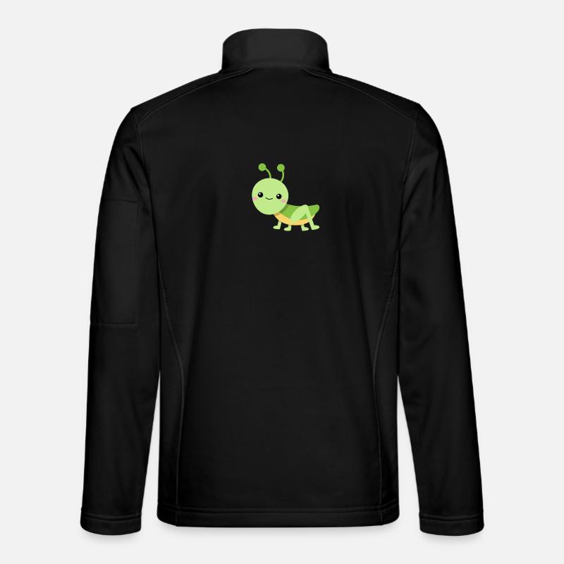 Lebhafter Heuschrecke Unisex Softshelljacke