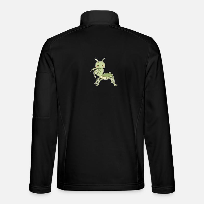 Élégante mante religieuse - Veste en tissu softshell Unisexe - noir