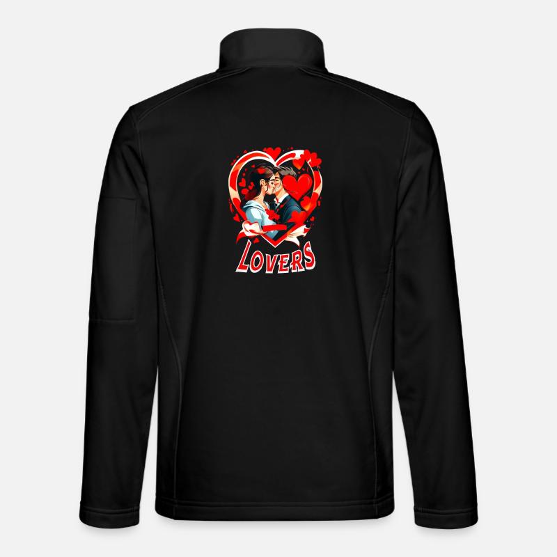 Lovers - Unisex Softshell Jacket - black