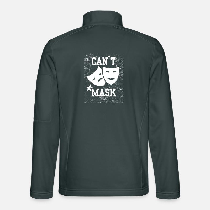Impossible de masquer aujourd’hui – Drain d’énergie neurodivergente Veste en tissu softshell Unisexe