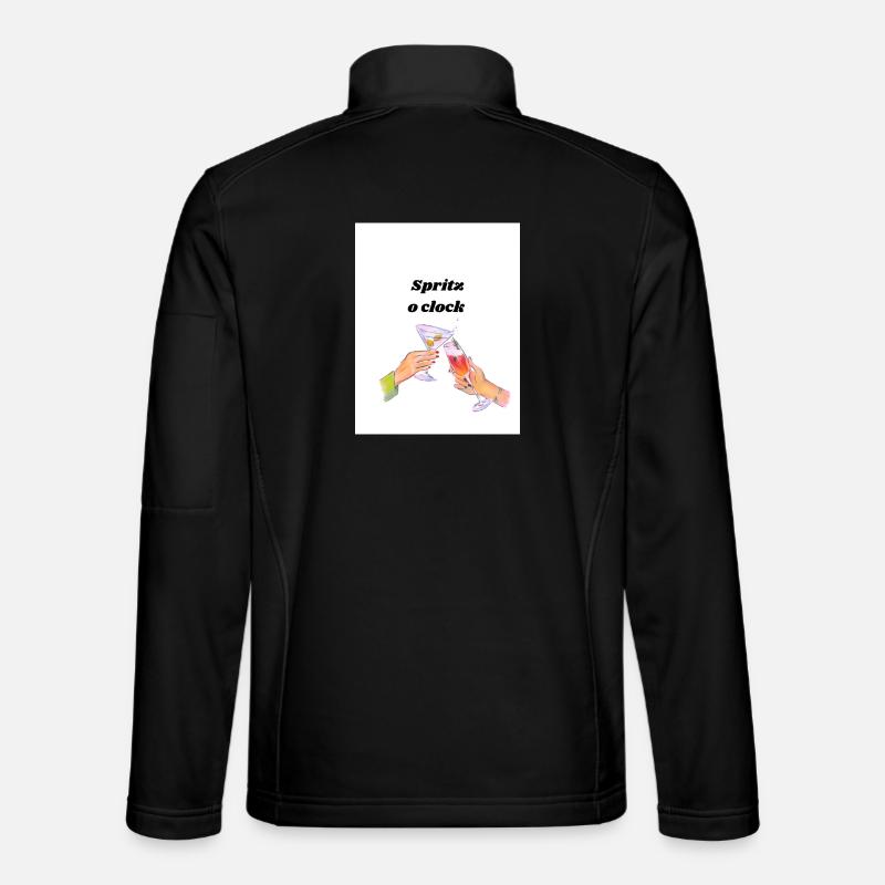 Spritz o clock  - Unisex Softshelljacke - Schwarz
