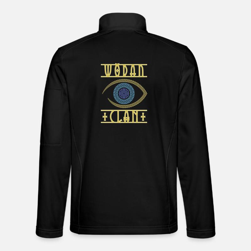 Odin Wikinger-Auge - Unisex Softshelljacke - Schwarz