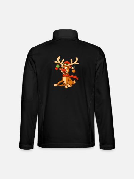 Christmas T-Shirt Women's Gifts for Him Funny - Unisex Softshell Jacket - black