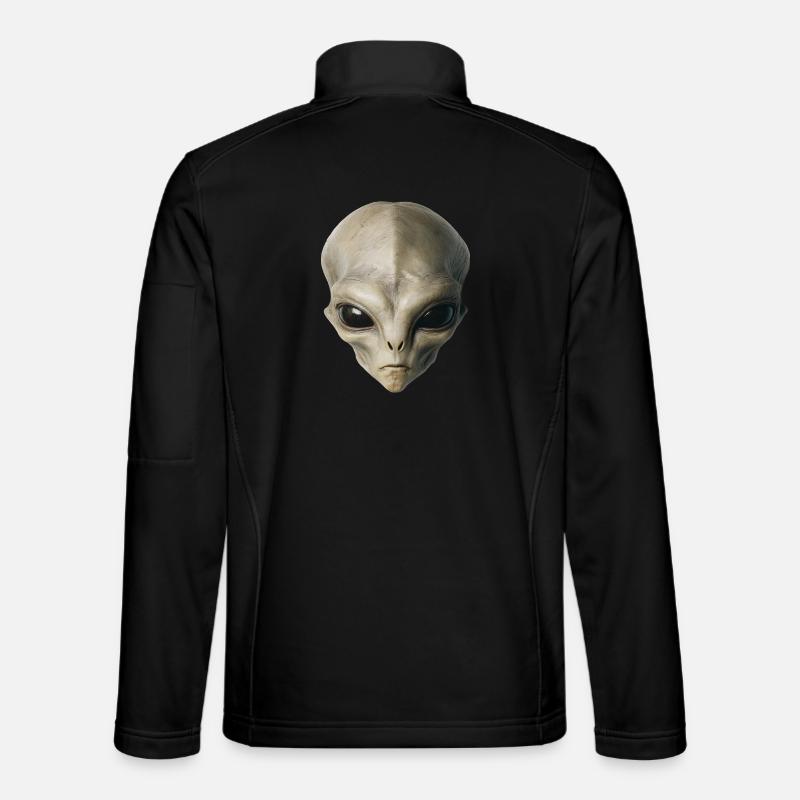 Alien Kopf Unisex Softshelljacke