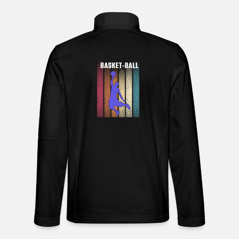 Basketball - Unisex Softshelljacke - Schwarz