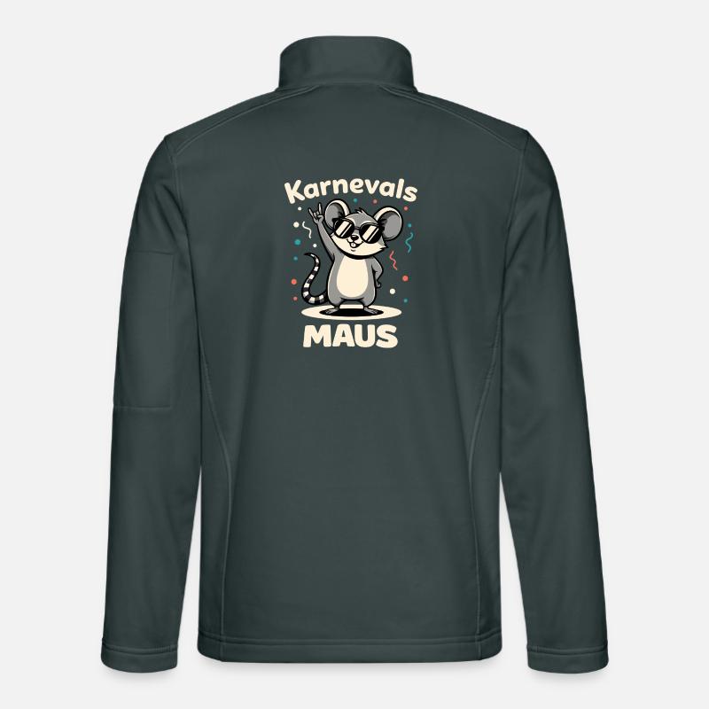 Carnival Rock Music Carnival Mouse Cute Unisex Softshell Jacket