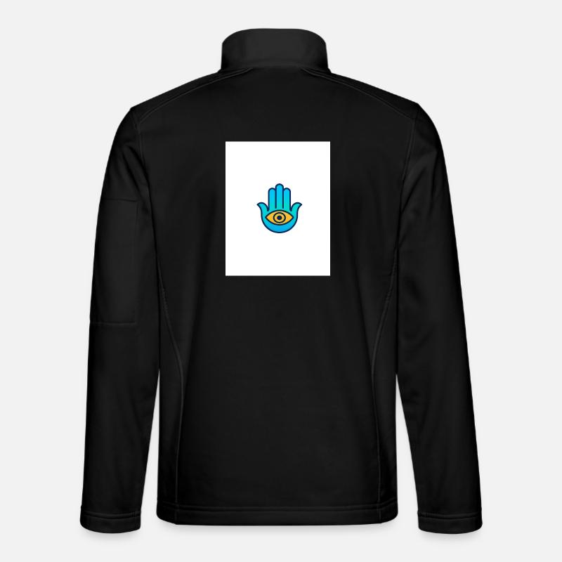 Fünf - Unisex Softshelljacke - Schwarz