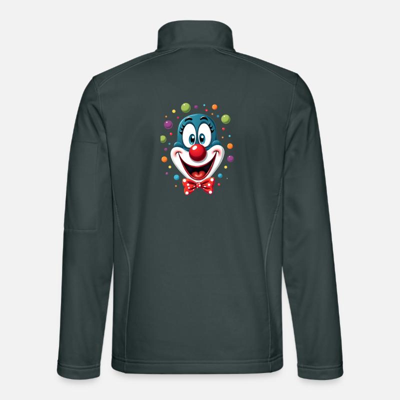 Déguisement de clown de carnaval Carnaval Carnaval Veste en tissu softshell Unisexe
