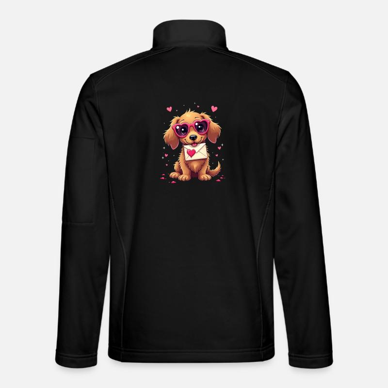 Dackel Dachshund Tekel - Unisex Softshell Jacket - black