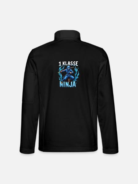 School Child 2026 School Enrollment 2026 Back to School - Unisex Softshell Jacket - black - Back