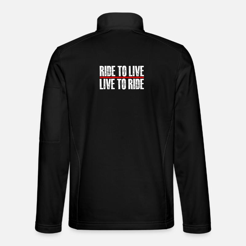 ride to live - Unisex Softshell Jacket - black