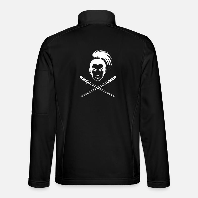 Ein japanischer Samurai - Unisex Softshelljacke - Schwarz