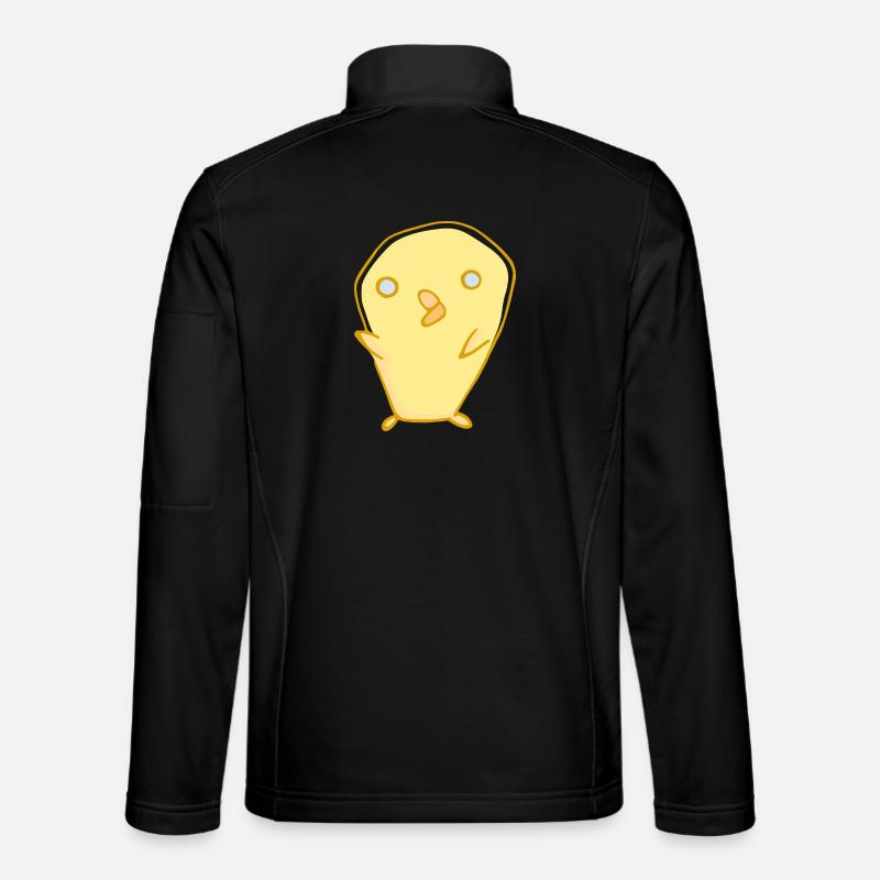 Cute little duck - Unisex Softshell Jacket - black