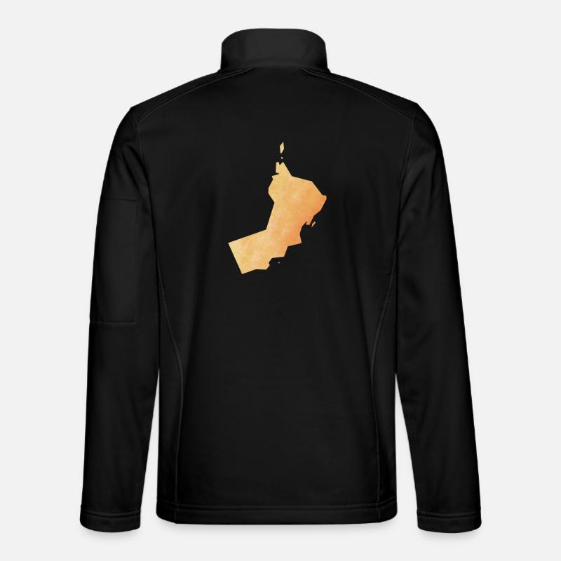 Oman - Unisex Softshelljacke - Schwarz