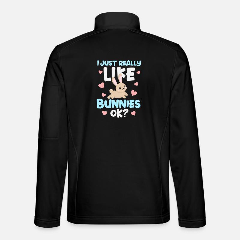 Rabbit Rabbit - Unisex Softshell Jacket - black
