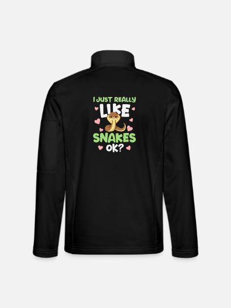 Snake snakes - Unisex Softshell Jacket - black