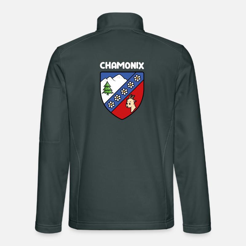Flag Mignon Chamonix Mont Blanc Haute Savoie Unisex Softshell Jacket