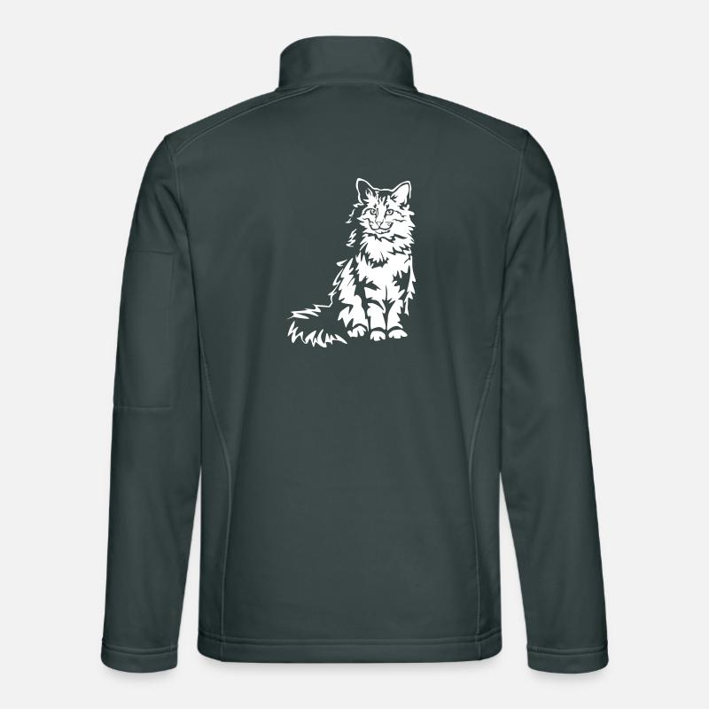 Norwegian Forest Cat "Black Edition" Unisex Softshell Jacket