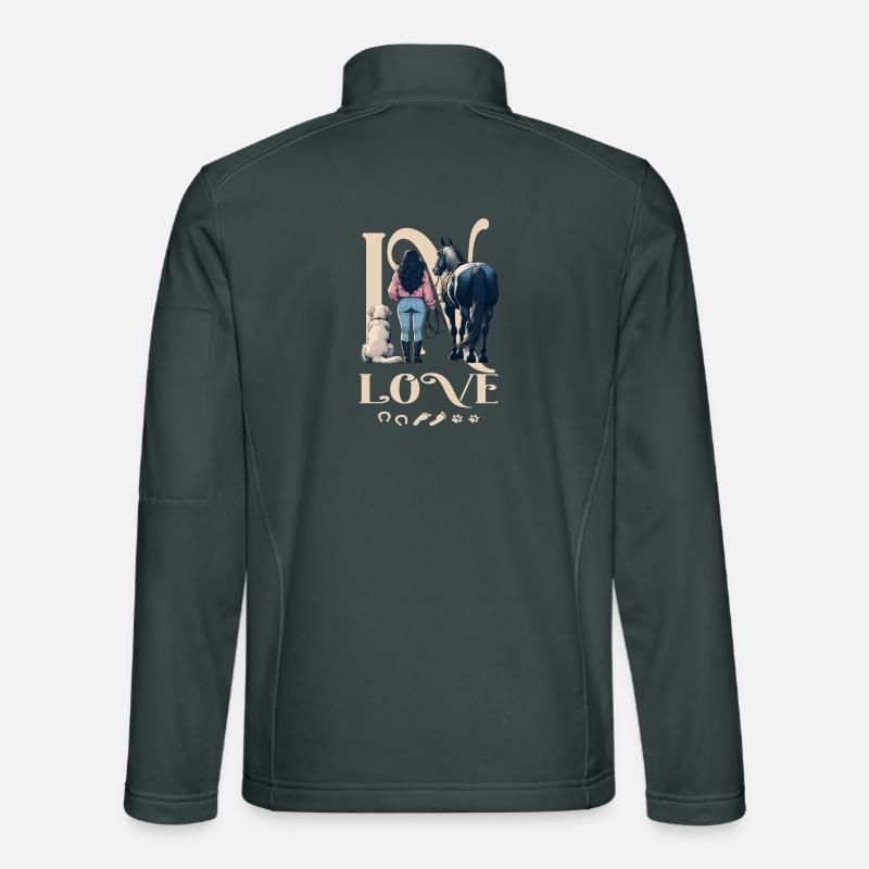 Horses Love Unisex Softshell Jacket