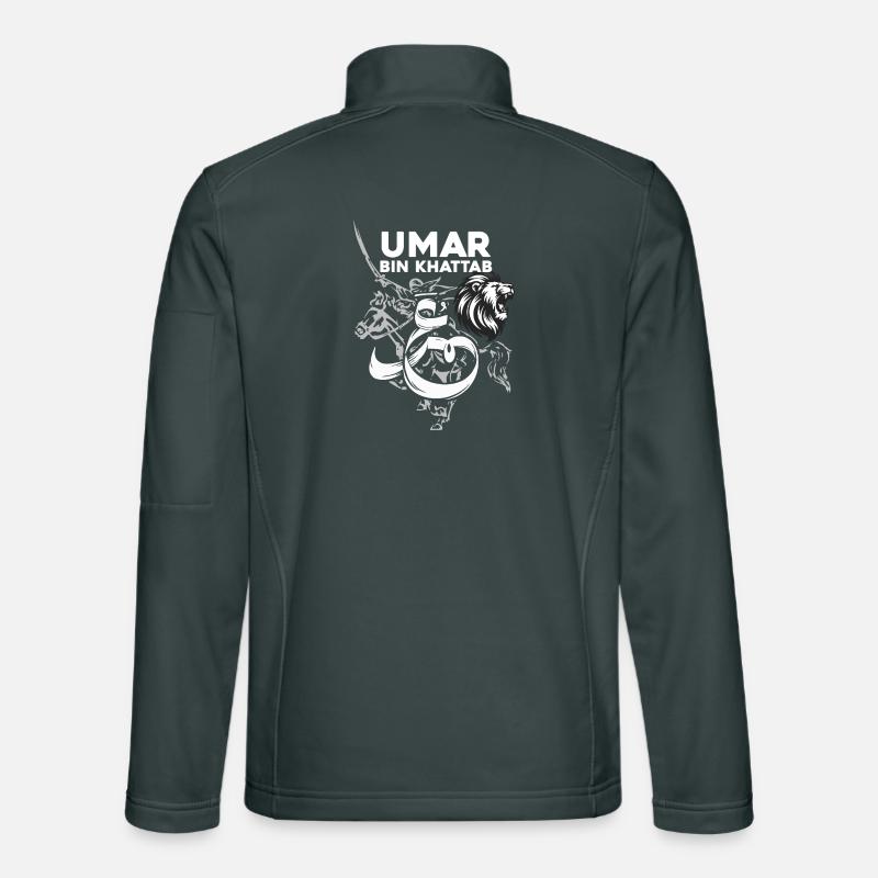 Umar Bin Khattab Inspirational tshirt Unisex Softshell Jacket