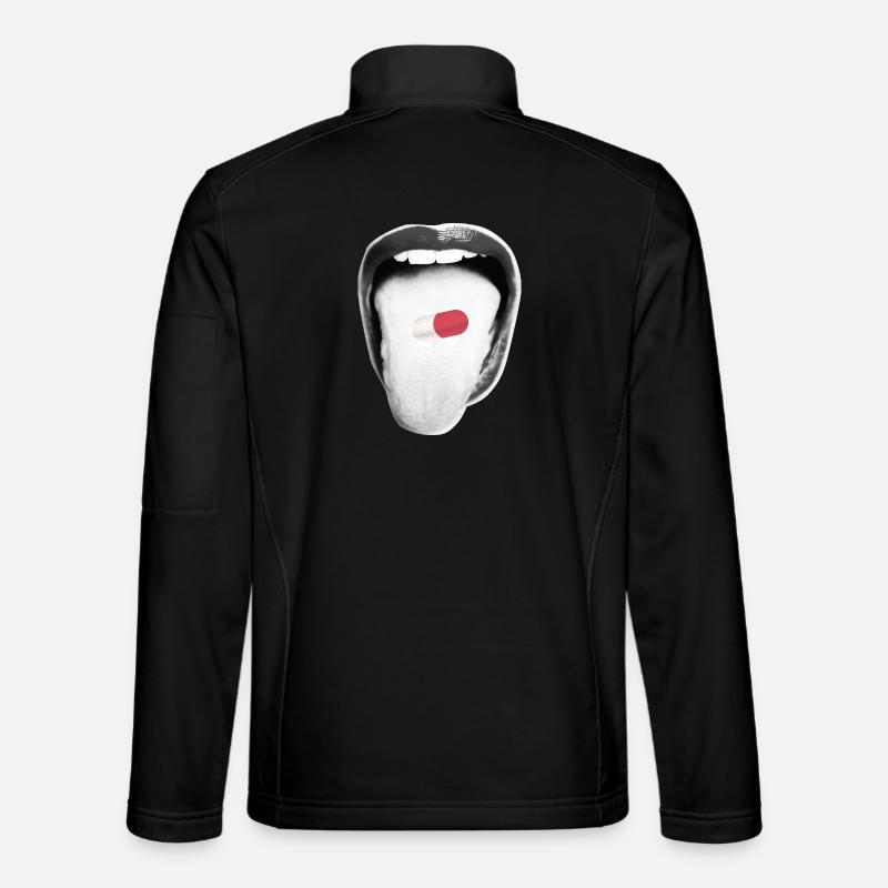 Capsule Tongue Pop - Unisex Softshell Jacket - black