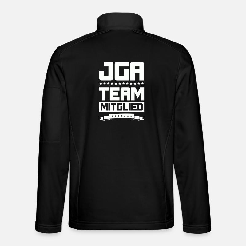 JGA TEAM MITGLIED - Unisex Softshelljacke - Schwarz