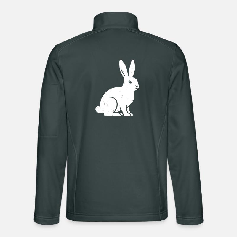 Hase Hasen Kaninchen Vektor Unisex Softshelljacke