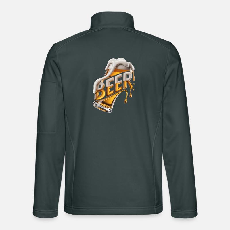 Beer - Cool Beer Logo Veste en tissu softshell Unisexe