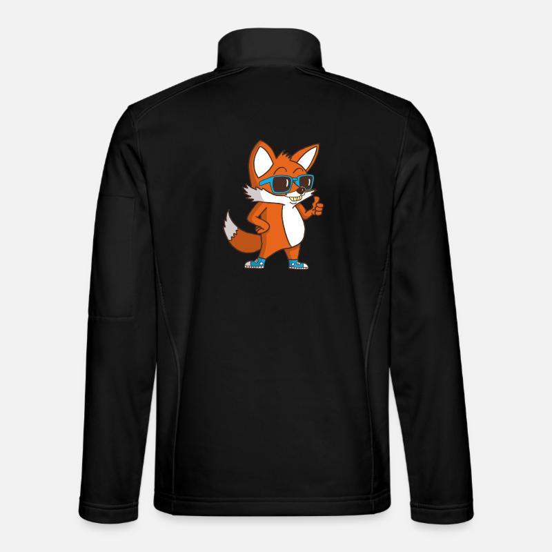 Cool Fox - Unisex Softshell Jacket - black