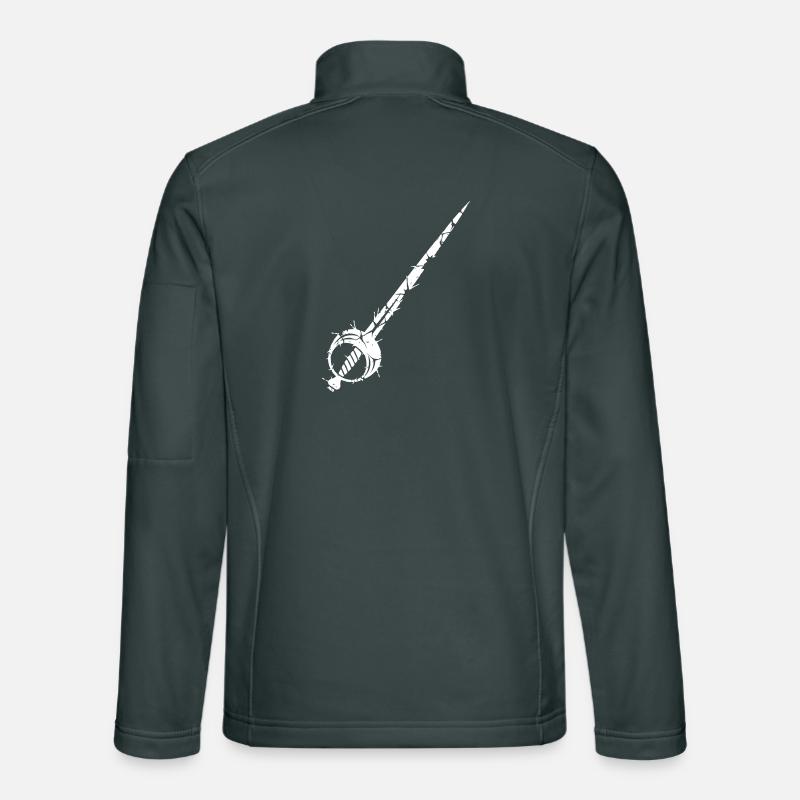 Magic Sword Sliver Fantasy Vector Unisex Softshell Jacket