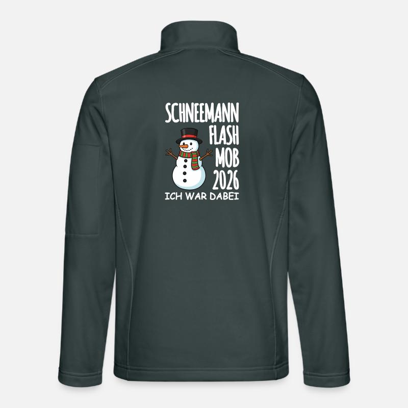 Schneemann Flashmob Unisex Softshelljacke